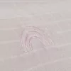 Parure de lit gaze de coton unie lilas brodée arc-en-ciel 100x140 cm