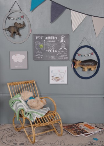 Tableau enfant animaux, déco, décoration chambre bébé