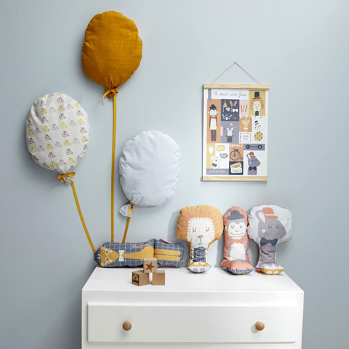 ballon tissu décoration chambre enfant